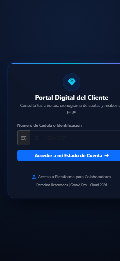 Portal de Autoservicio Móvil QR para Clientes